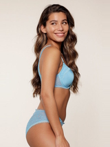 LingaDore Bonnie Blue blau vorgeformter bh