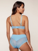 LingaDore Bonnie Blue blau hoher slip