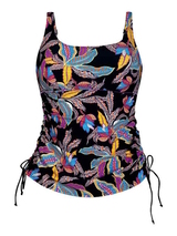 Anita Care Valbella schwarz/print prothesen-tankini