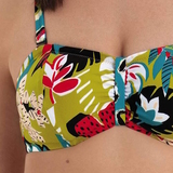 Rosa Faia Bademode Ella mehrfarbig/print unwattierter bikini bh