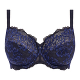 Fantasie-Dessous Emmaline schwarz/blau nicht geformter bh