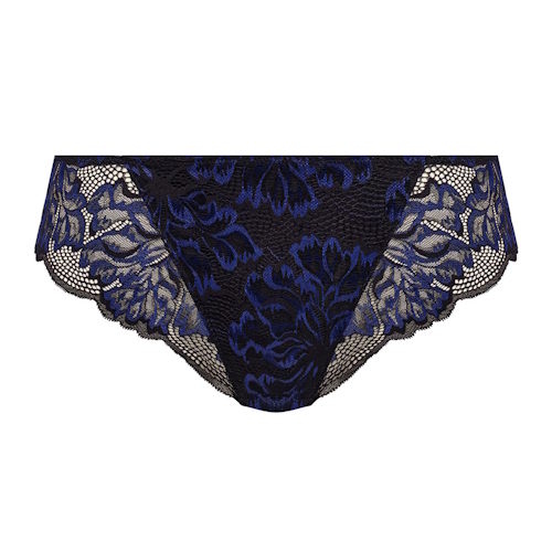 Fantasie-Dessous Emmaline schwarz/blau slip