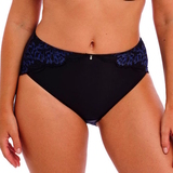 Fantasie-Dessous Emmaline schwarz/blau hoher slip