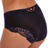 Fantasie-Dessous Emmaline schwarz/blau hoher slip