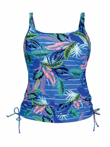 Anita Care Alassio blau/print prothesen-tankini