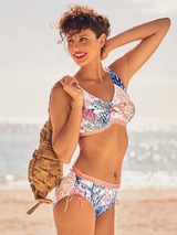 Anita Care Under The Sea weiß/print prothesen-bikinioberteil