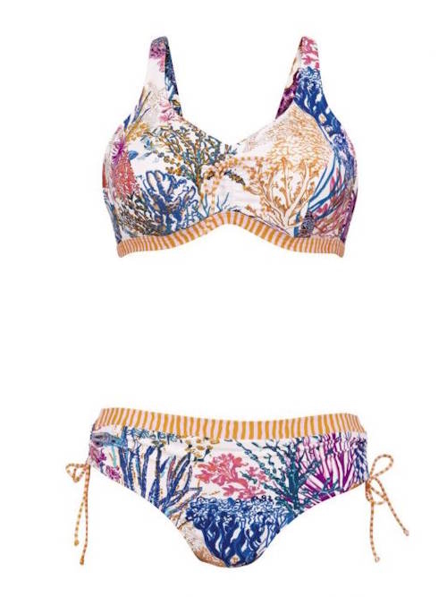 Anita Care Under The Sea weiß/print prothesen-bikinioberteil