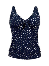 Rosa Faia Bademode Allina blau/weiß tankini top