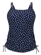 Anita Bademode Alassio blau/weiß tankini top