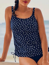 Anita Bademode Alassio blau/weiß tankini top