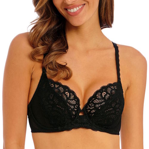 Wacoal Dessous Raffine schwarz nicht geformter bh