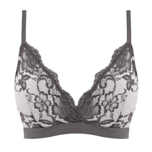 Wacoal Dessous Florilege grau nicht geformter bh