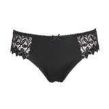 Guy de France Embroidery schwarz slip