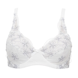 Guy de France Flower elfenbein nicht geformter bh
