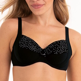 Anita Bademode Elna schwarz unwattierter bikini bh