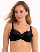 Anita Bademode Elna schwarz unwattierter bikini bh