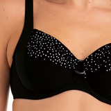 Anita Bademode Elna schwarz unwattierter bikini bh