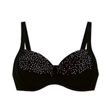 Anita Bademode Elna schwarz unwattierter bikini bh