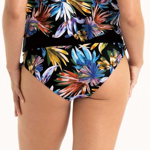 Anita Bademode Anny schwarz/print bikini slip
