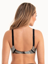 Anita Bademode Smilla schwarz/print unwattierter bikini bh