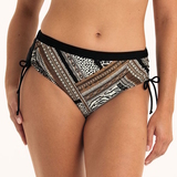 Anita Bademode Nina schwarz/print bikini slip