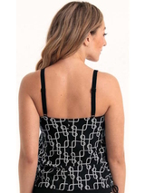 Anita Bademode Yara schwarz/weiß tankini top