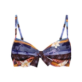 Rosa Faia Bademode Eleonore blau gemoldefer bikini bh