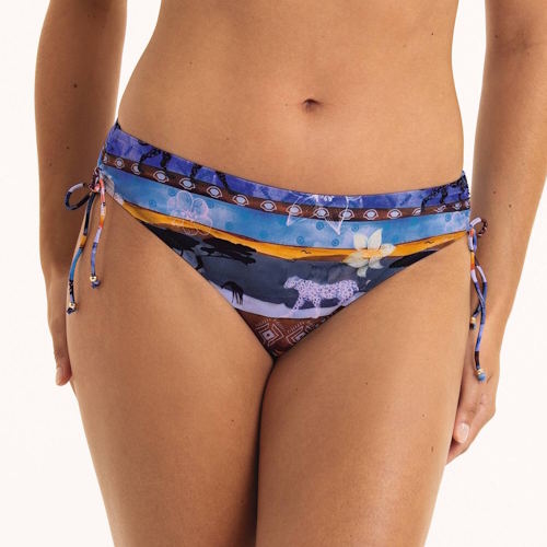 Rosa Faia Bademode Lorie blau bikini slip