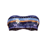 Rosa Faia Bademode Bella blau unwattierter bikini bh