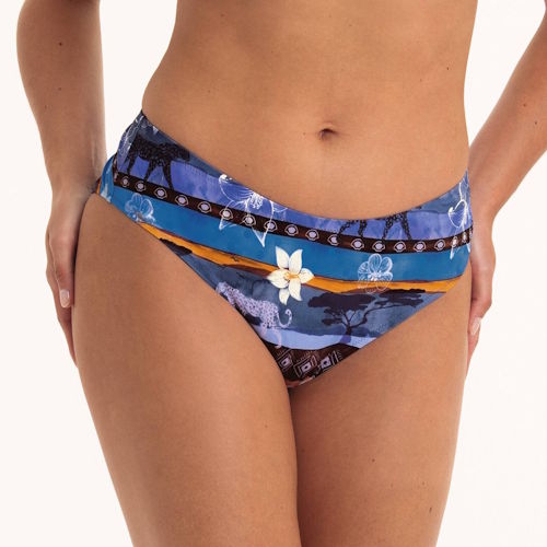 Rosa Faia Bademode Bruna blau bikini slip