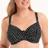 Rosa Faia Bademode Luna schwarz unwattierter bikini bh