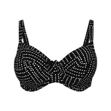 Rosa Faia Bademode Luna schwarz unwattierter bikini bh