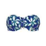Rosa Faia Bademode Ella blau unwattierter bikini bh