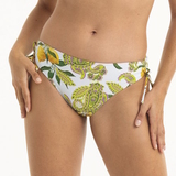Rosa Faia Bademode Lorie weiß/print bikini slip