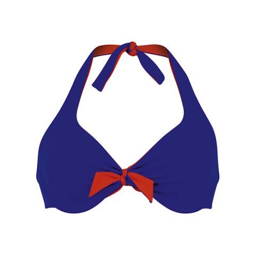 Rosa Faia Bademode Loretta blau gemoldefer bikini bh
