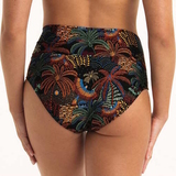 Rosa Faia Bademode Lorena schwarz/print bikini slip