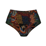 Rosa Faia Bademode Lorena schwarz/print bikini slip