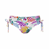 Rosa Faia Bademode Ive weiß/print bikini slip