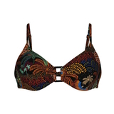 Rosa Faia Bademode Stella schwarz/print gemoldefer bikini bh