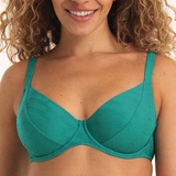 Rosa Faia Bademode Celine aqua unwattierter bikini bh