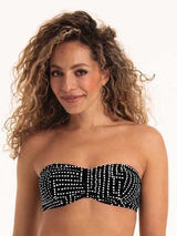 Rosa Faia Bademode Ella schwarz unwattierter bikini bh