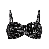 Rosa Faia Bademode Ella schwarz unwattierter bikini bh