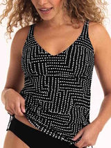 Rosa Faia Bademode Malaika schwarz tankini top