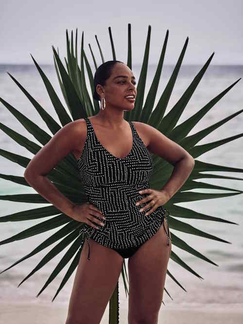 Rosa Faia Bademode Malaika schwarz tankini top