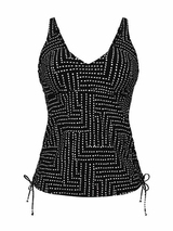 Rosa Faia Bademode Malaika schwarz tankini top