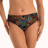 Rosa Faia Bademode Anny schwarz/print bikini slip