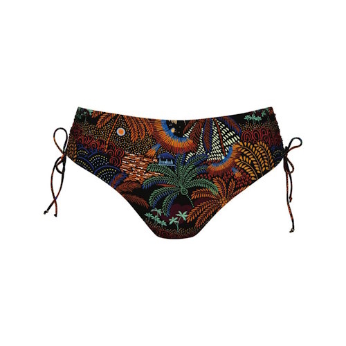 Rosa Faia Bademode Anny schwarz/print bikini slip
