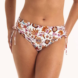Rosa Faia Bademode Amy weiß/print bikini slip