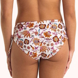 Rosa Faia Bademode Amy weiß/print bikini slip