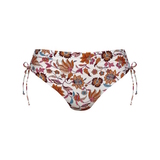 Rosa Faia Bademode Amy weiß/print bikini slip